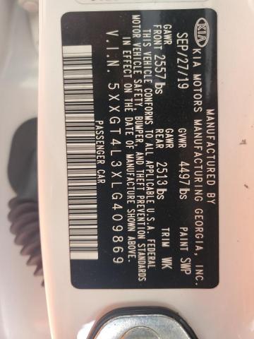 5XXGT4L3XLG409869 KIA Optima Lx