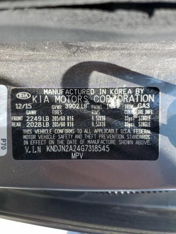 KNDJN2A24G7318545 KIA Soul