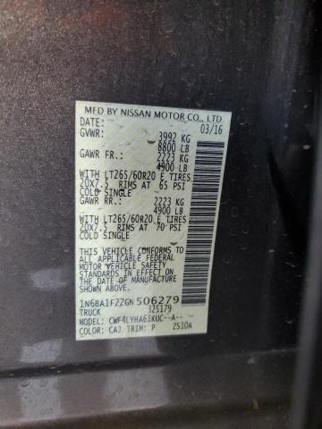1N6BA1F22GN506279 Nissan Titan Xd Sl