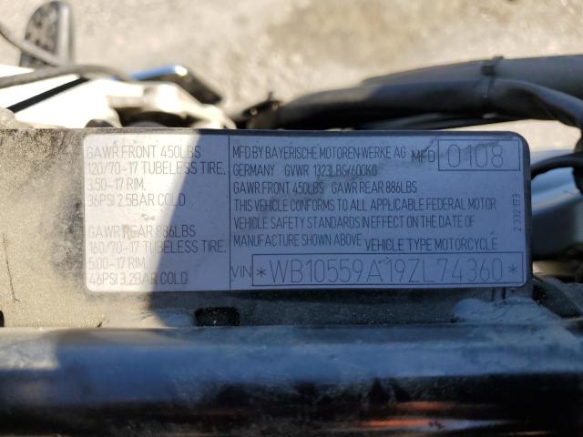 2009 BMW K1200 LT - WB10559A19ZL74360