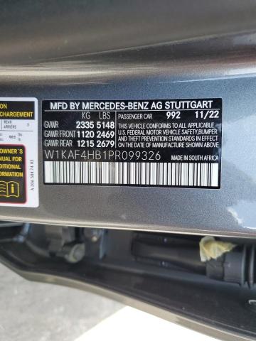 2023 MERCEDES-BENZ 126 - W1KAF4HB1PR099326