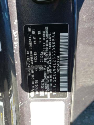 5XXGW4L26GG086554 KIA OPTIMA SX