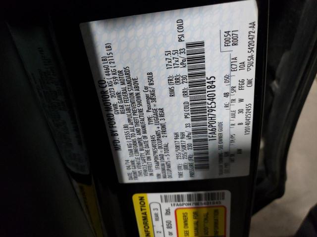 1FA6P0H79E5401845 2014 FORD FUSION - Image 12