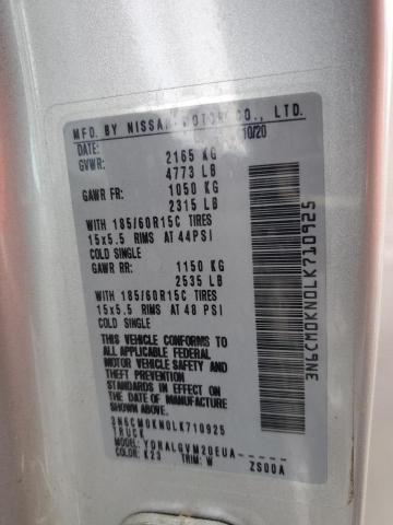3N6CM0KN0LK710925 Nissan NV200 2.5S