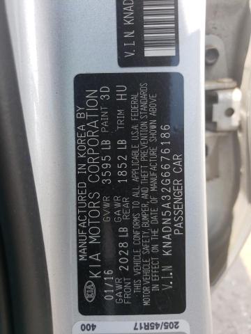 2016 KIA RIO EX - KNADN5A32G6676186