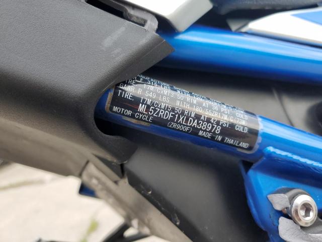 2020 KAWASAKI ZR900 F - ML5ZRDF1XLDA38978