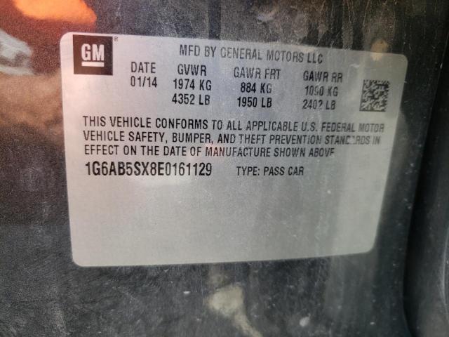 1G6AB5SX8E0161129 Cadillac ATS LUXURY