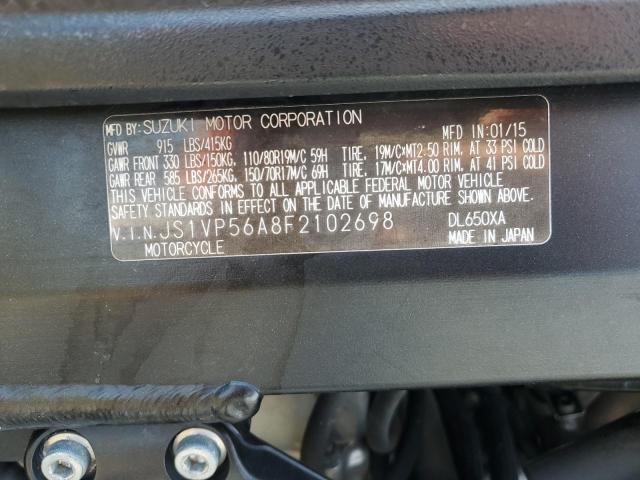 2015 SUZUKI DL650 A - JS1VP56A8F2102698
