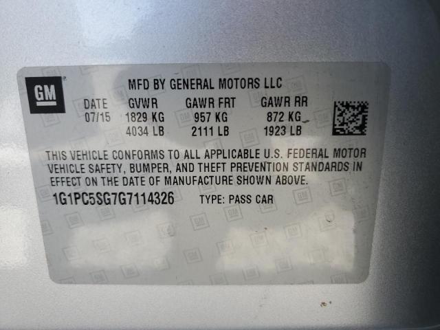 2016 CHEVROLET CRUZE LIMI - 1G1PC5SG7G7114326