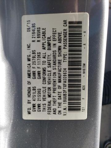 2015 ACURA TLX ADVANC 19UUB3F7XFA009634