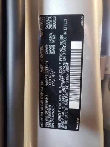 2023 VOLVO XC60 CORE YV4L12RV8P1198848