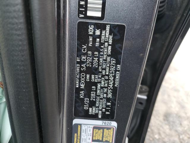 3KPF54AD4PE592797 KIA Forte Gt Line