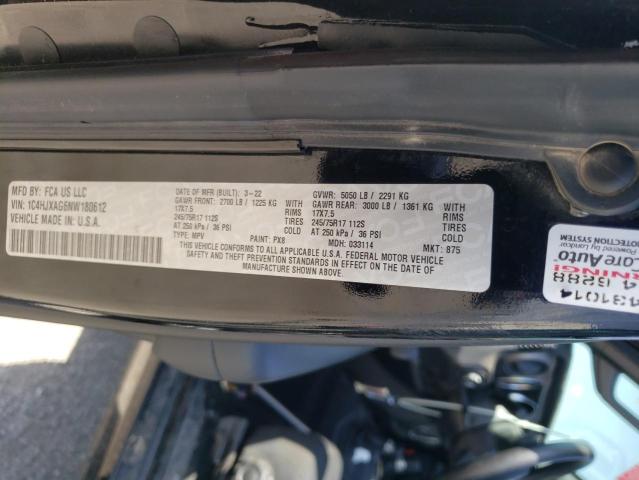 1C4HJXAG6NW180612 Jeep Wrangler Sport