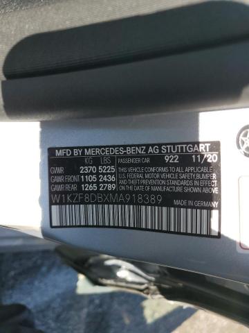 W1KZF8DBXMA918389 Mercedes-Benz E 350
