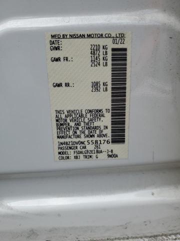 2022 NISSAN LEAF SL PL - 1N4BZ1DV0NC558176