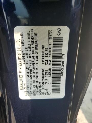 2021 INFINITI Q60 LUXE JN1EV7KK6MM410379