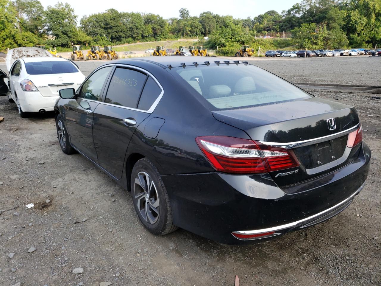 HONDA ACCORD LX 2016 black  gas 1HGCR2F31GA188842 photo #3