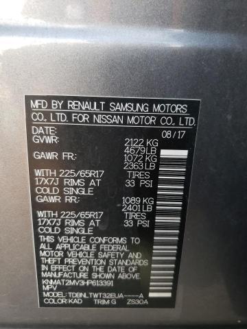KNMAT2MV3HP613391 Nissan ROGUE S
