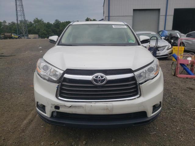 VIN 5TDJKRFH6ES044590 2014 Toyota Highlander, Xle no.5