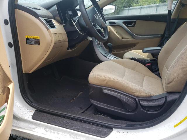  HYUNDAI ELANTRA 2012 Білий