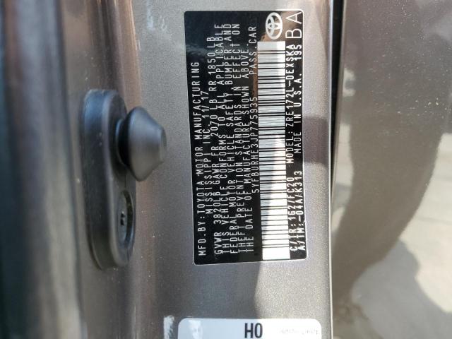5YFBURHE3JP775935 Toyota COROLLA L
