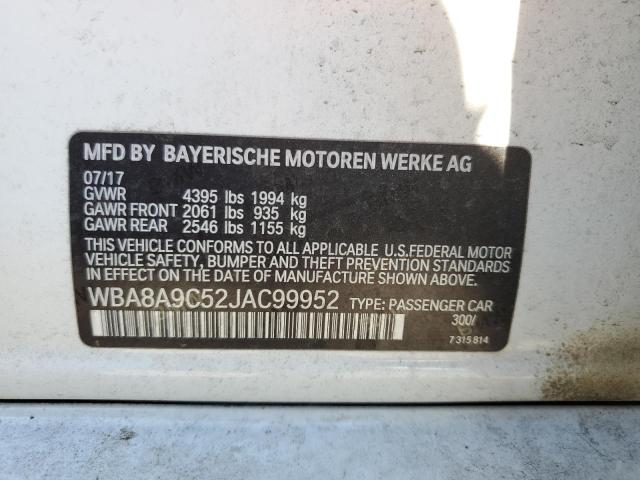 2018 BMW 320 I - WBA8A9C52JAC99952