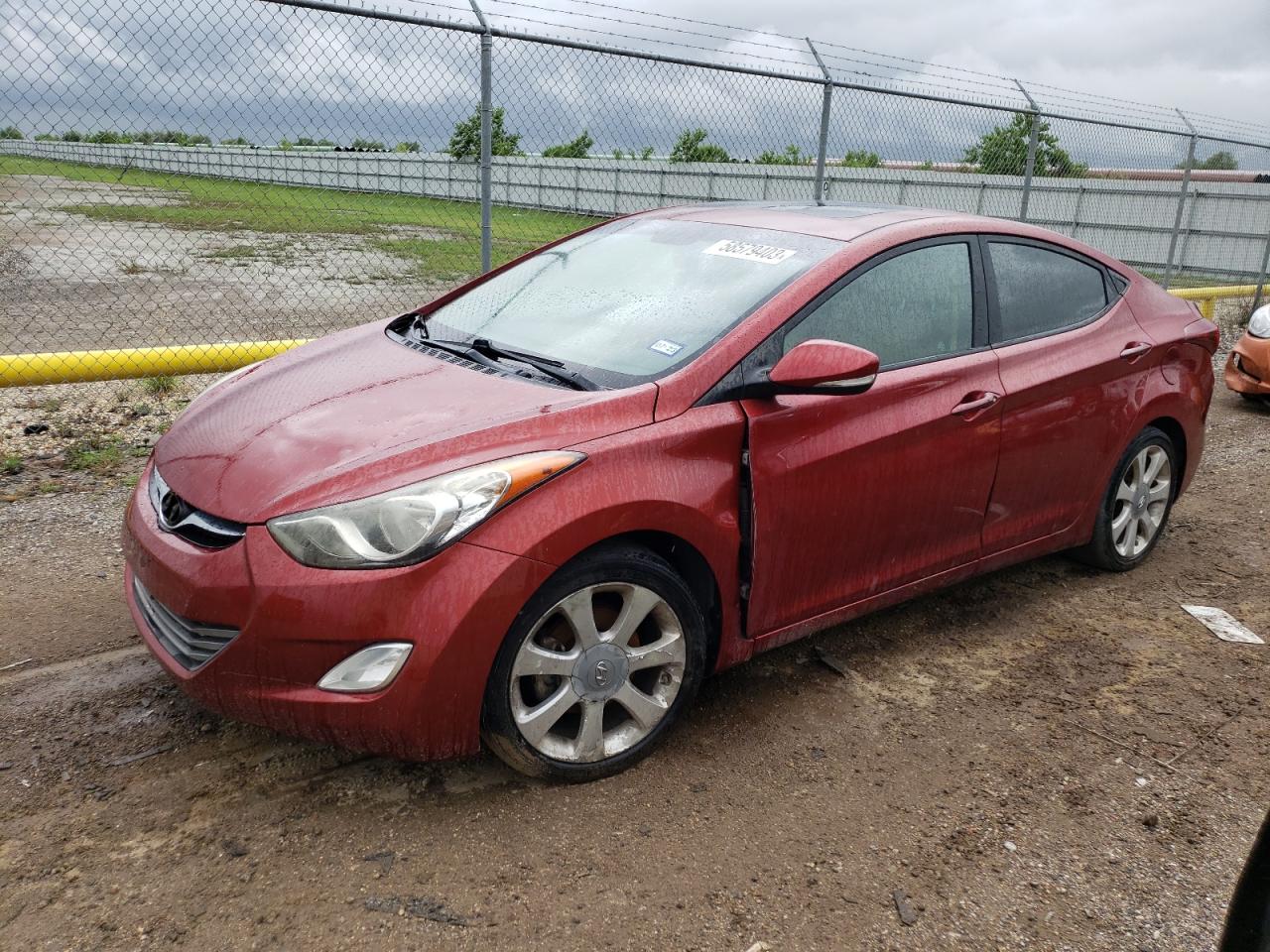 2013 Hyundai Elantra Gls vin: 5NPDH4AE5DH267784