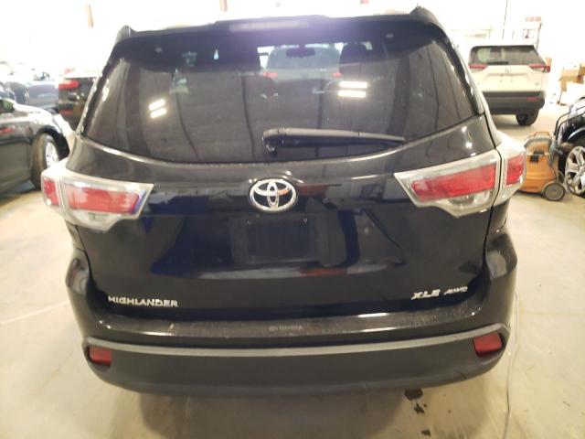 VIN 5TDJKRFH3ES014933 2014 Toyota Highlander, Xle no.6