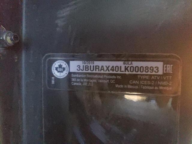2020 CAN-AM DEFENDER M - 3JBURAX40LK000893