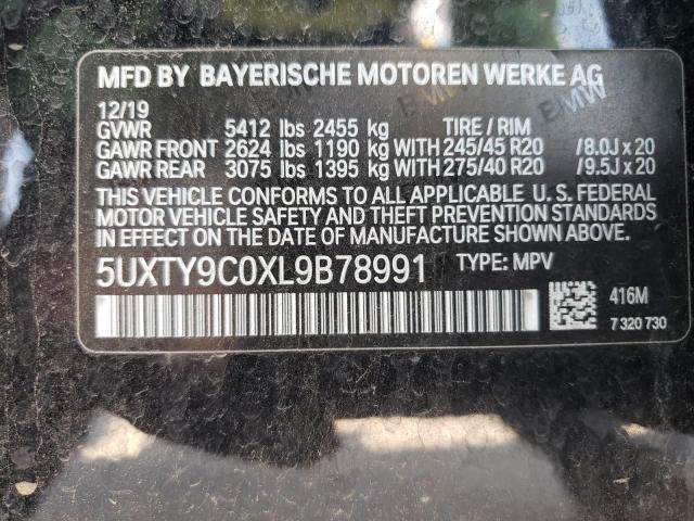 5UXTY9C0XL9B78991 2020 BMW X3, photo no. 13