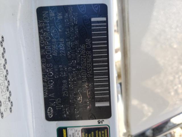 2016 KIA CADENZA LU - KNALN4D77G5217696
