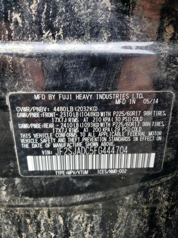 2015 SUBARU FORESTER 2 - JF2SJADC5FG444704