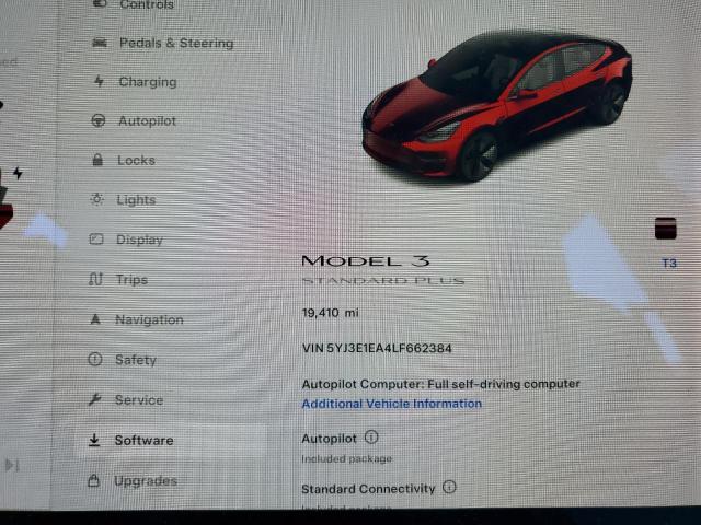 5YJ3E1EA4LF662384 Tesla MODEL 3