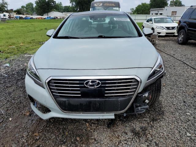 VIN: KMHE34L19GA027643 Auction: COPART Lot: 59899283 Location: NJ - SOMERVILLE KMHE34L19GA027643 HYUNDAI SONATA 2016 GRAY Photo 5