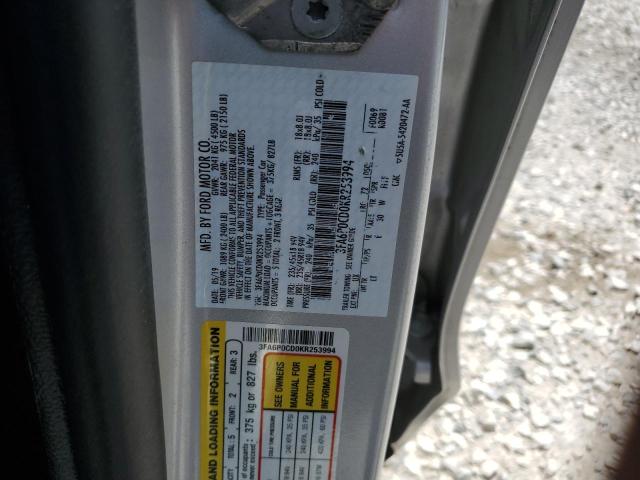 3FA6P0CD0KR253994 2019 FORD FUSION, photo no. 13