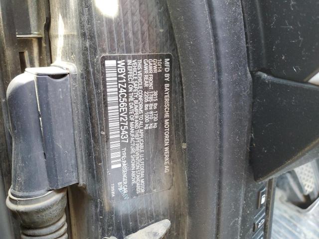 WBY1Z4C56EV275437 BMW I3 REX