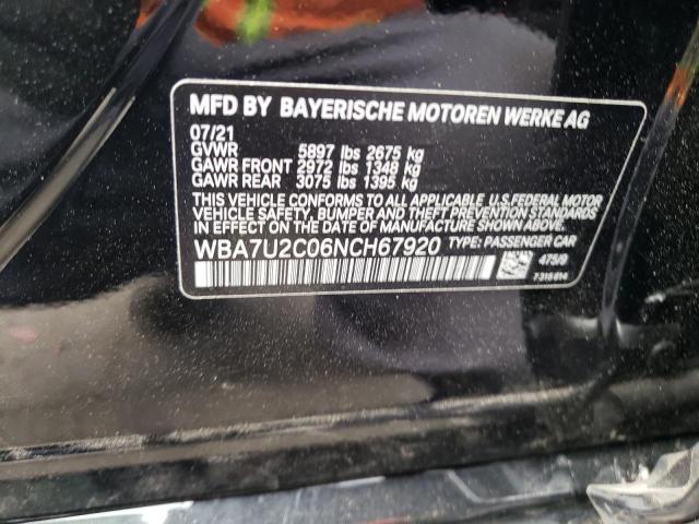 WBA7U2C06NCH67920 BMW 750 Xi