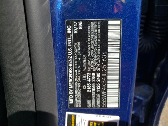 55SWF4KB4JU251636 Mercedes-Benz C 300 4matic