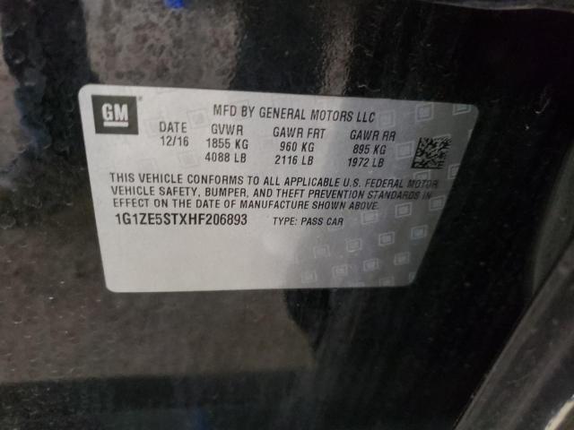 1G1ZE5STXHF206893 Chevrolet MALIBU LT