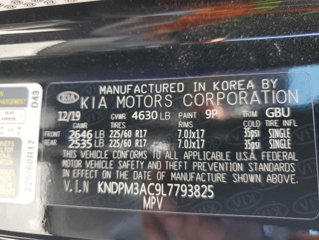 KNDPM3AC9L7793825 KIA Sportage Lx