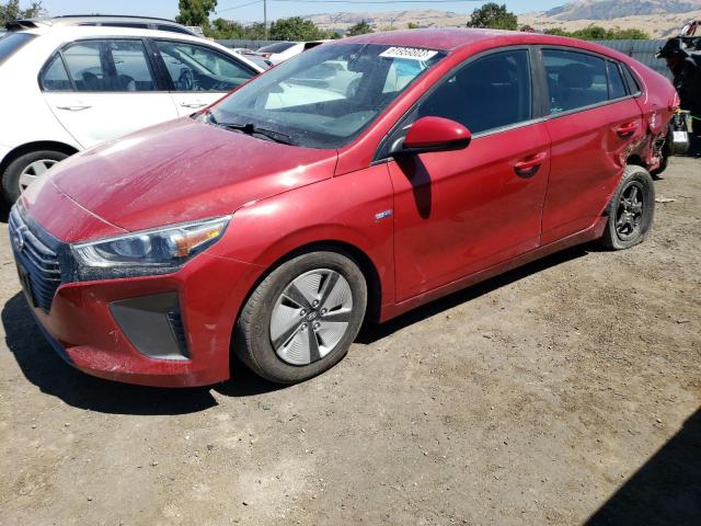 HYUNDAI IONIQ BLUE 2019 red  hybrid engine KMHC65LC2KU179938 photo #1