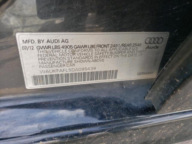 VIN WAUKFAFL5DA095439 2013 Audi A4, Prestige no.12