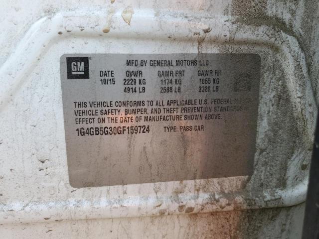 1G4GB5G30GF159724 Buick Lacrosse