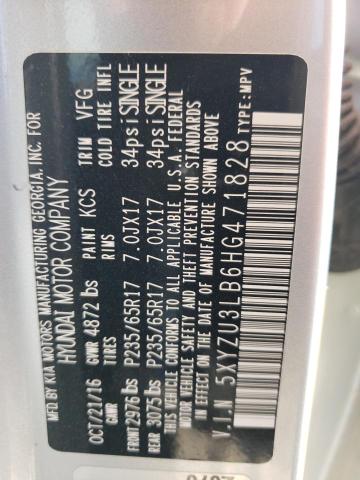 5XYZU3LB6HG471828 Hyundai SANTA FE SPORT