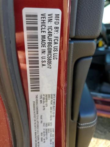 1C4RJFBG0MC580517 Jeep Grand Cherokee Limited