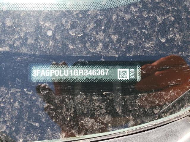 3FA6P0LU1GR346367 Ford Fusion Se Hybrid