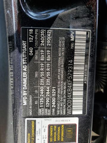 2019 MERCEDES-BENZ GLC COUPE - WDC0J4KB4KF579314