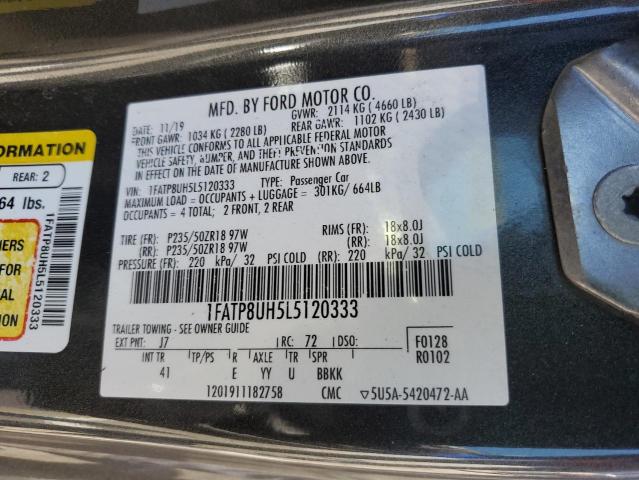 1FATP8UH5L5120333 Ford MUSTANG