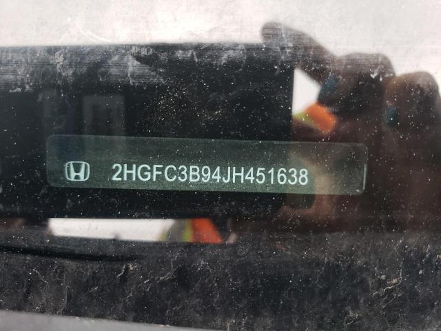 2018 HONDA CIVIC TOUR - 2HGFC3B94JH451638