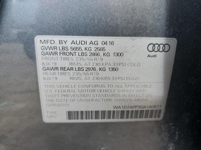 WA1D7AFP3GA140811 2016 AUDI Q5, photo no. 14